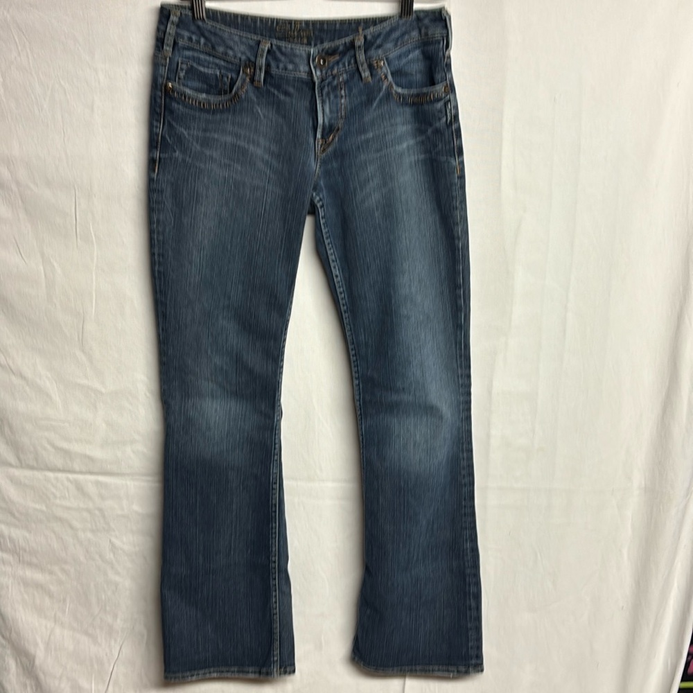 Silver Jeans Co. Women’s Flare Bottom Blue Jeans Size: 29x33